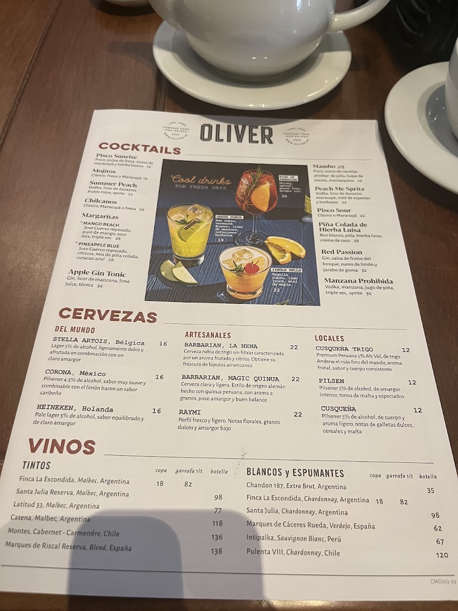 Menu Oliver - Jockey Plaza-1