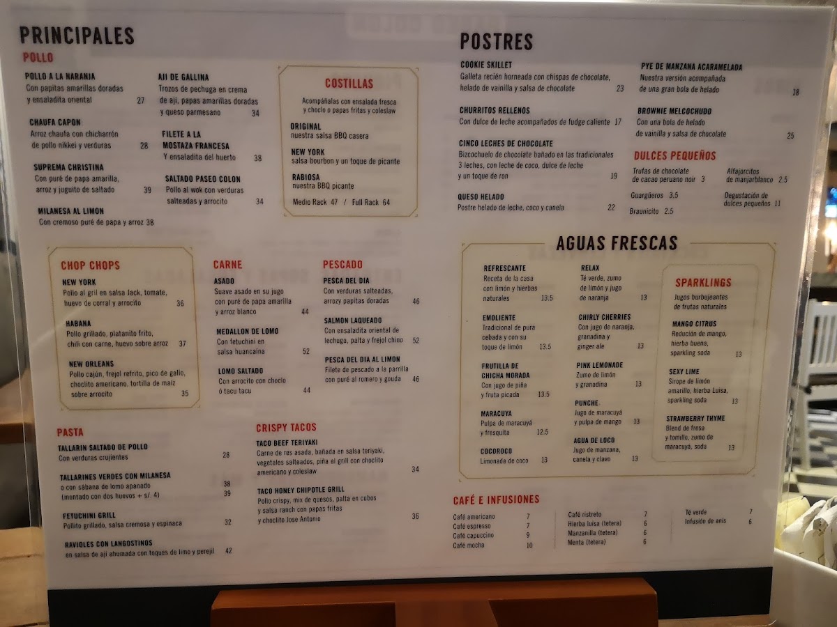 Menu Oliver - Jockey Plaza-7